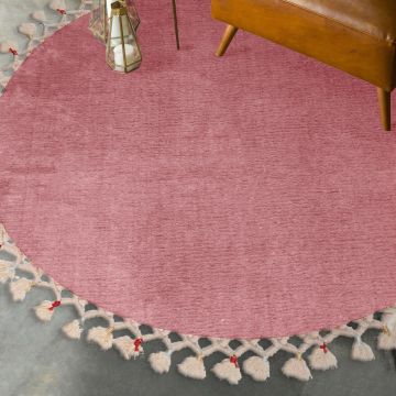 Covoras de baie, Alanur Home, 1285, Acril, Fucsia