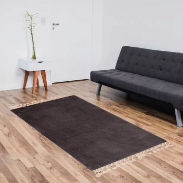 Covor (100 x 120), Alanur Home, 1604, Acril, Antracit