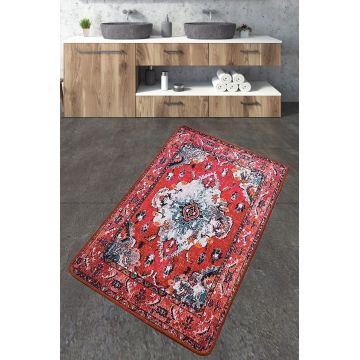 Covoras de baie, L'essentiel Maison, Authentic, 70x120 cm, Poliester, Multicolor