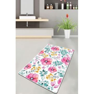 Covoras de baie, L'essentiel Maison, Azalea (80 x 100), 80x100 cm, Poliester, Multicolor