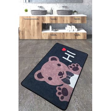 Covoras de baie, L'essentiel Maison, Bera, 70x120 cm, Poliester, Multicolor