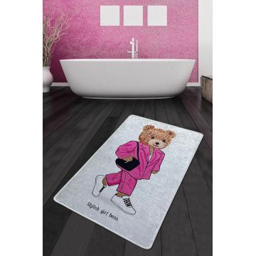 Covoras de baie, L'essentiel Maison, Boss Girl Djt (70 x 120), 70x120 cm, Poliester, Multicolor