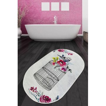 Covoras de baie, L'essentiel Maison, Cage Djt (80 x 100), 80x100 cm, Poliester, Multicolor