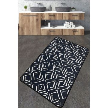 Covoras de baie, L'essentiel Maison, Cenero, 70x120 cm, Poliester, Multicolor