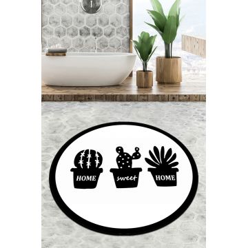 Covoras de baie, L'essentiel Maison, Cereus Circle Djt 80, Multicolor