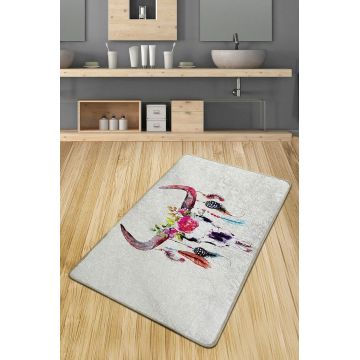 Covoras de baie, L'essentiel Maison, Cervo Djt (80 x 100), 80x100 cm, Poliester, Multicolor