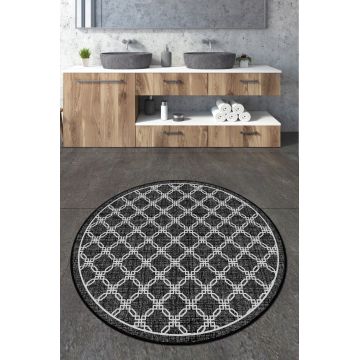 Covoras de baie, L'essentiel Maison, Chain Circle Djt 80, Multicolor