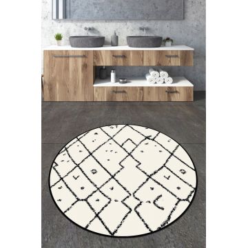 Covoras de baie, L'essentiel Maison, Dalmata Circle Djt 80, Multicolor