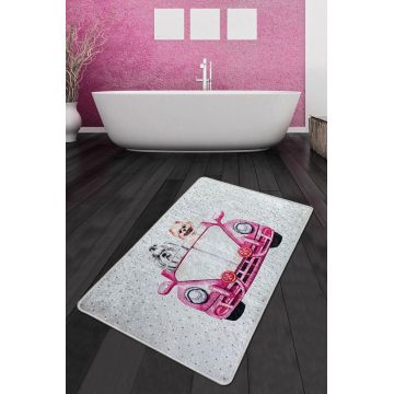 Covoras de baie, L'essentiel Maison, Dogs Vosvos Djt (80 x 100), 80x100 cm, Poliester, Multicolor