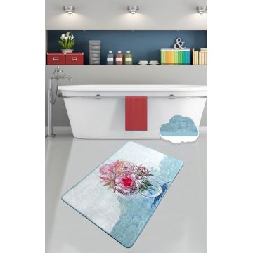Covoras de baie, L'essentiel Maison, Fennel (80 x 100), 80x100 cm, Poliester, Multicolor