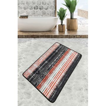 Covoras de baie, L'essentiel Maison, Flang, 70x120 cm, Poliester, Multicolor