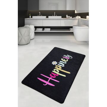 Covoras de baie, L'essentiel Maison, Happiness Djt (80 x 100), 80x100 cm, Poliester, Multicolor