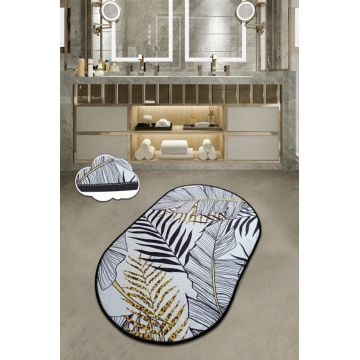 Covoras de baie, L'essentiel Maison, Herbal (80 x 100), 80x100 cm, Poliester, Multicolor