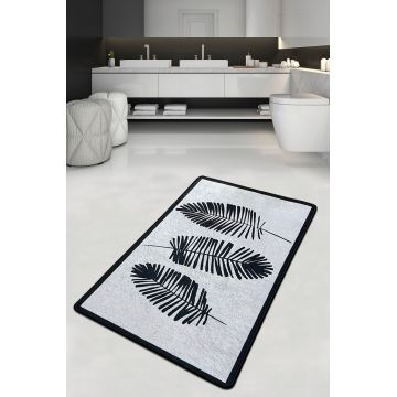 Covoras de baie, L'essentiel Maison, Hoja Djt (70 x 120), 70x120 cm, Poliester, Multicolor