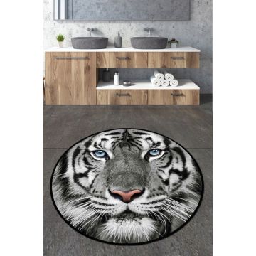 Covoras de baie, L'essentiel Maison, Hunter Circle Djt 80, Multicolor