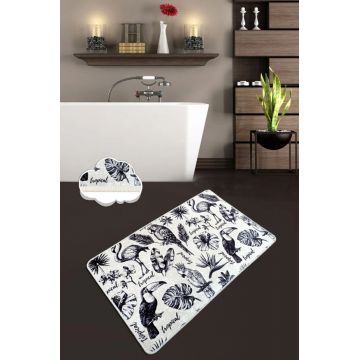 Covoras de baie, L'essentiel Maison, Lorı (70 x 120), 70x120 cm, Poliester, Multicolor