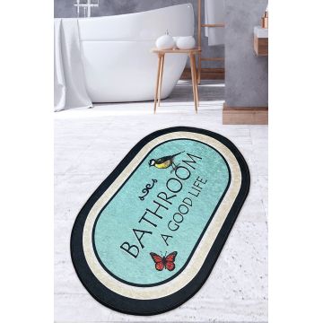 Covoras de baie, L'essentiel Maison, Molla, 70x120 cm, Poliester, Multicolor
