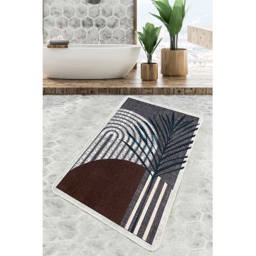 Covoras de baie, L'essentiel Maison, Morillo, 70x120 cm, Poliester, Multicolor