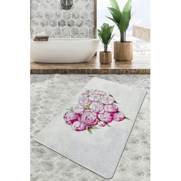 Covoras de baie, L'essentiel Maison, Peonia Djt (70 x 120), 70x120 cm, Poliester, Multicolor