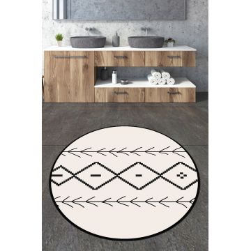Covoras de baie, L'essentiel Maison, Sagitta Circle Djt 80, Multicolor