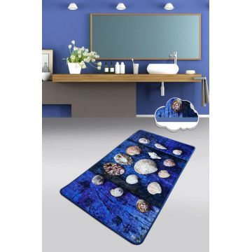 Covoras de baie, L'essentiel Maison, Seashell (80 x 100), 80x100 cm, Multicolor