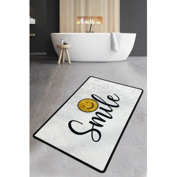 Covoras de baie, L'essentiel Maison, Smile Djt (80 x 100), 80x100 cm, Poliester, Multicolor