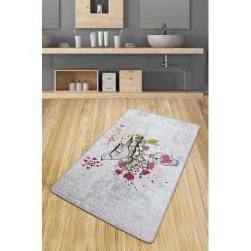 Covoras de baie, L'essentiel Maison, Songs Djt (70 x 120), 70x120 cm, Poliester, Multicolor