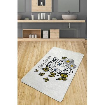 Covoras de baie, L'essentiel Maison, Stay Gentle Djt (80 x 100), 80x100 cm, Poliester, Multicolor