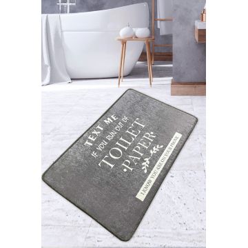 Covoras de baie, L'essentiel Maison, Toilet, 70x120 cm, Poliester, Multicolor