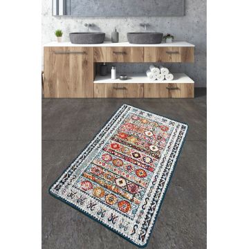 Covoras de baie, L'essentiel Maison, Weref, 70x120 cm, Multicolor