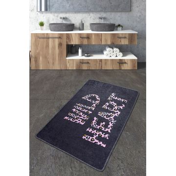 Covoras de baie, L'essentiel Maison, Wild Heart Djt (80 x 100), 80x100 cm, Poliester, Multicolor