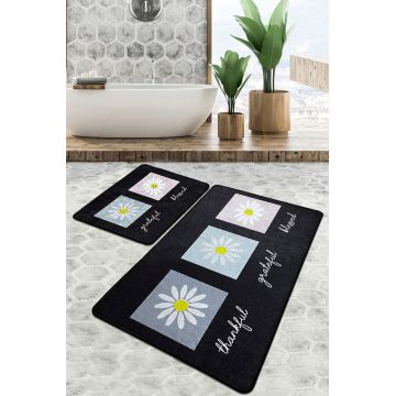 Set covorase de baie, L'essentiel Maison, Blessed Djt, Multicolor