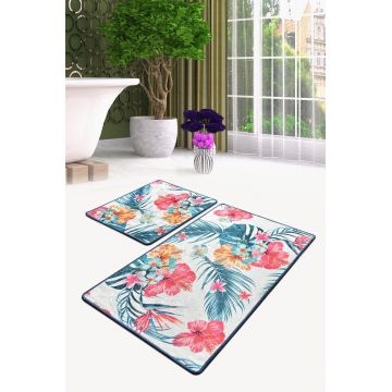Set covorase de baie, L'essentiel Maison, Claire, Multicolor