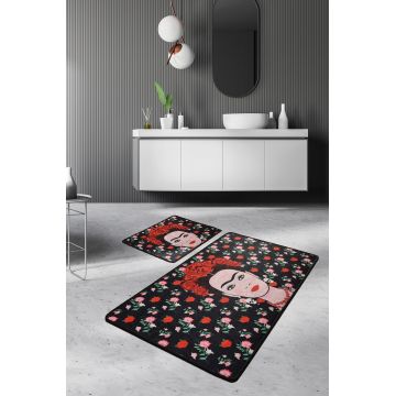 Set covorase de baie, L'essentiel Maison, Frida, Multicolor