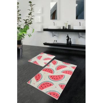 Set covorase de baie, L'essentiel Maison, Karpuz Djt, Multicolor