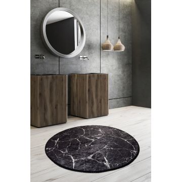 Covoras de baie, Chilai, Marble (140), Catifea, Multicolor