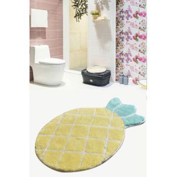 Covoraș de baie acrilic, L'essentiel Maison, Pineapple, 60x100 cm, Multicolor