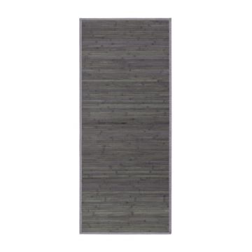 Covor gri de tip traversă din bambus 75x175 cm – Casa Selección