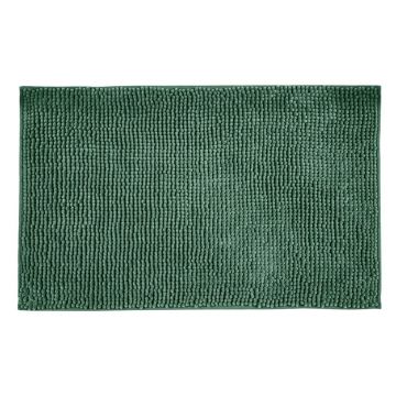 Covoraș de baie verde închis din material textil 50x80 cm Chenille – Allstar