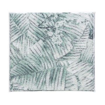 Covoras de baie, Confetti, Jungle, 50x57 cm, Poliamida, Verde