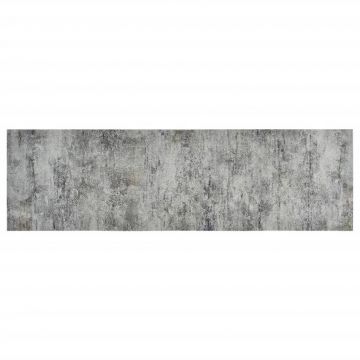 vidaXL Covor de bucătărie lavabil Beton, 60x180cm, catifea