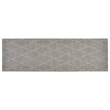 vidaXL Covor de bucătărie lavabil Rhombus, 60x180cm, catifea