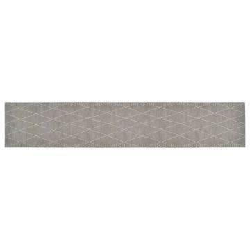 vidaXL Covor de bucătărie lavabil Rhombus, 60x300cm, catifea