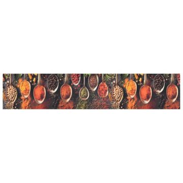 vidaXL Covor de bucătărie lavabil Spoon & Spices, 60x300 cm, catifea