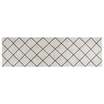 vidaXL Covor de bucătărie lavabil Square, 60x180cm, catifea