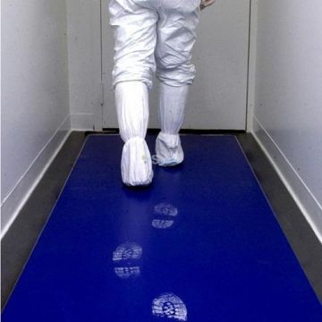 Covoras antibacterian tratat cu proprietati dezinfectante Sticky Mat  Albastru  45 x 115 cm ieftin