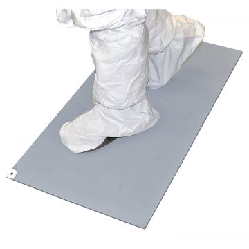 Covoras antibacterian tratat cu proprietati dezinfectante Sticky Mat  60 x 90 cm  30 foi  gri ieftin