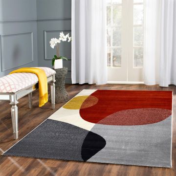 Covor, Gr315 , 200x290 cm, Polipropilena, Portocala / Crema Covor, Gr315 , 200x290 cm, Polipropilena, Portocala / Crema