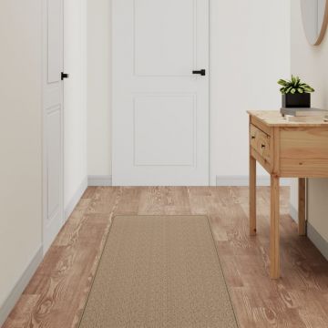 vidaXL Covor traversă aspect sisal, nisipiu, 50x300 cm