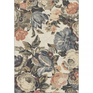 Covor Anny 33011, Model Floral 78x150 cm, 1600 gr/mp ieftin